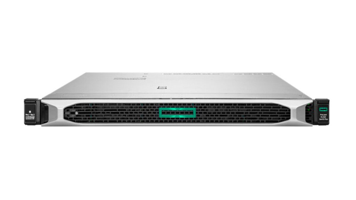 نمای روبه‌رو سرور رک‌مونت HPE ProLiant DL360